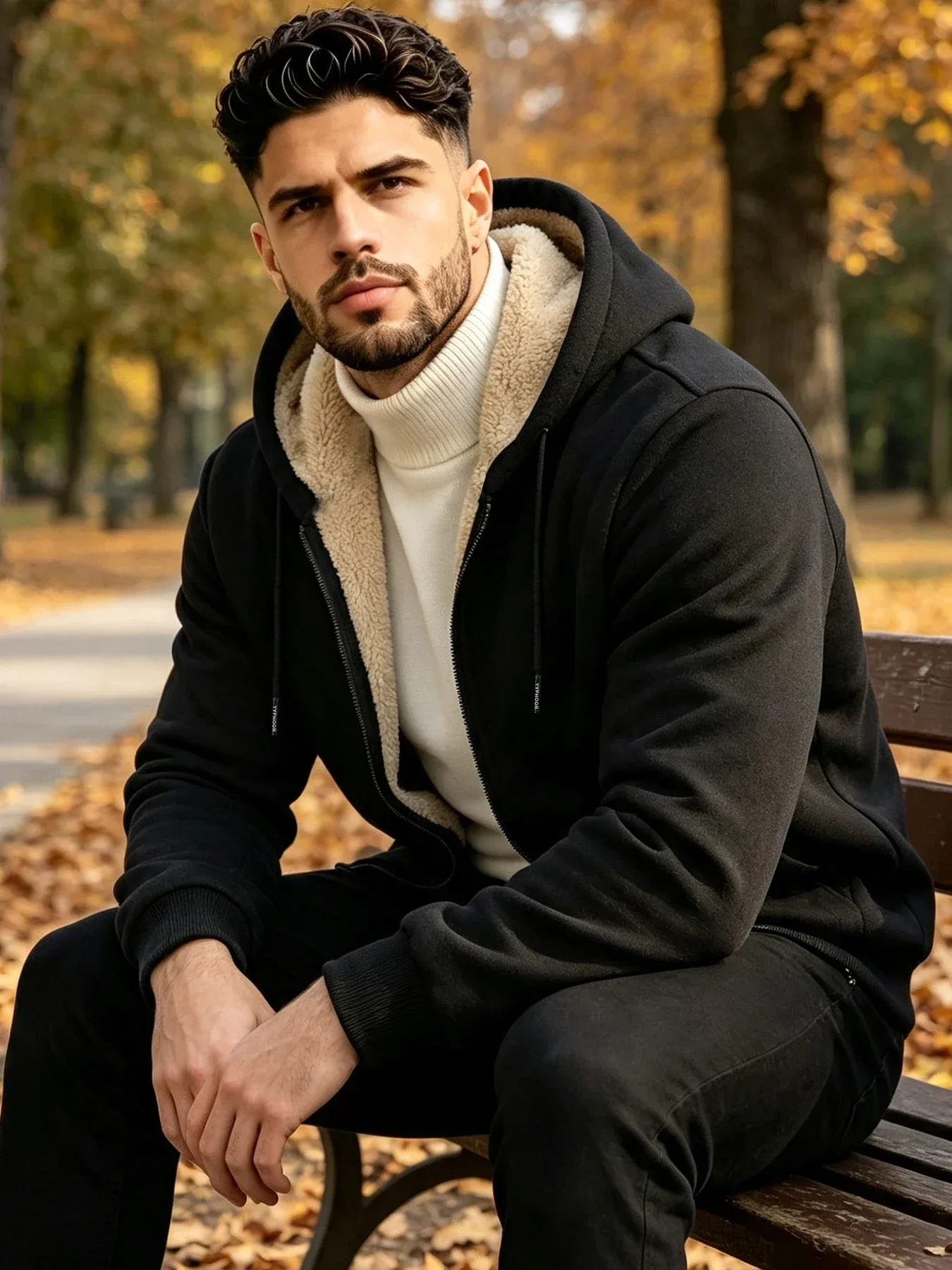 Herren-Sherpa-Fleece-Hoodie-Ja – Sherpa Hoodie Fleece Bewertung und Preis