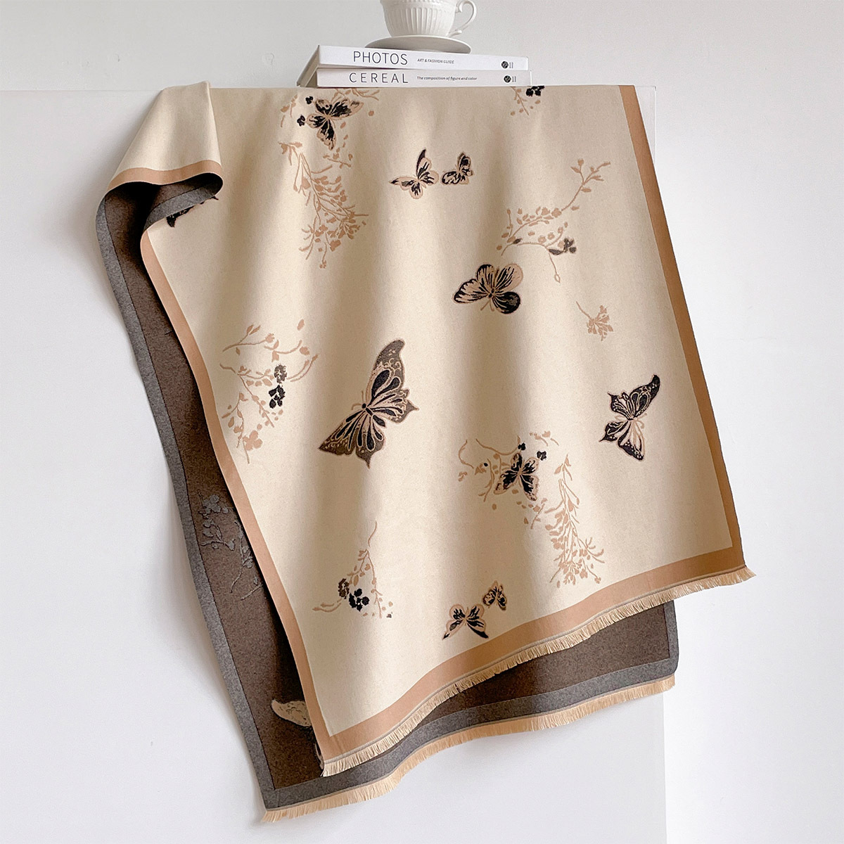 Damen-Schal aus Kaschmir-Imita – Cashmere Pashmina Wrap Bewertung und Preis
