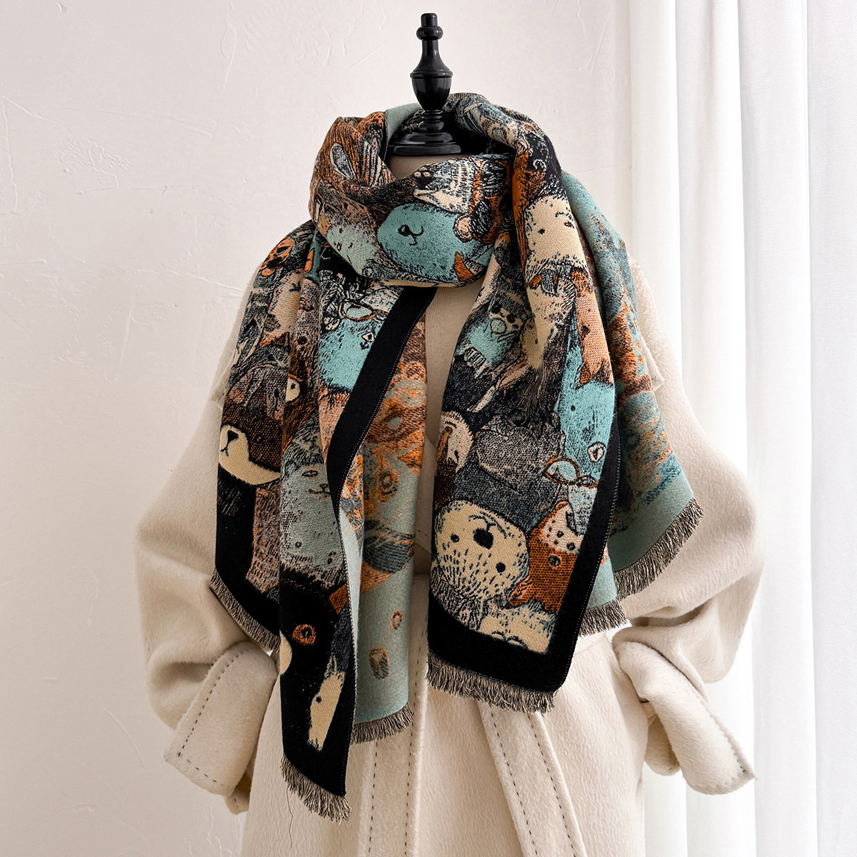 Damen-Schal aus Kaschmir-Imita – Cashmere Pashmina Wrap Bewertung und Preis