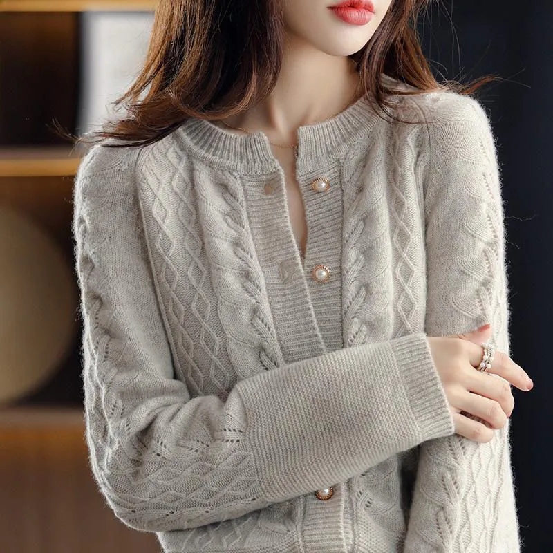 Vintage Strickjacke für Damen, – Wool Coat Peacoat Bewertung und Preis