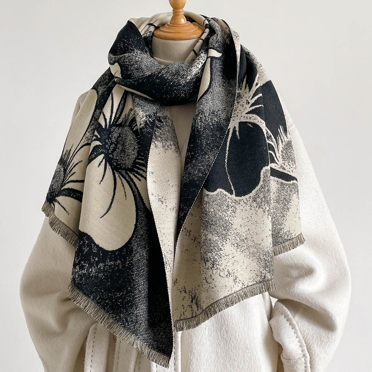 Damen-Schal aus Kaschmir-Imita – Cashmere Pashmina Wrap Bewertung und Preis