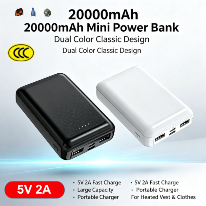 Mini Powerbank 20000mAh 5V 2A  – Heated Vest Battery Bewertung und Preis