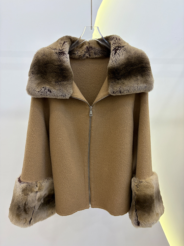 2026 Winter Damen Echt-Naturpe – Wool Coat Peacoat Bewertung und Preis