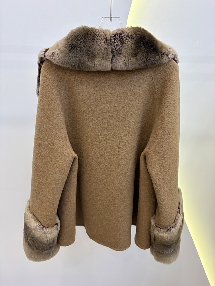 2026 Winter Damen Echt-Naturpe – Wool Coat Peacoat Bewertung und Preis