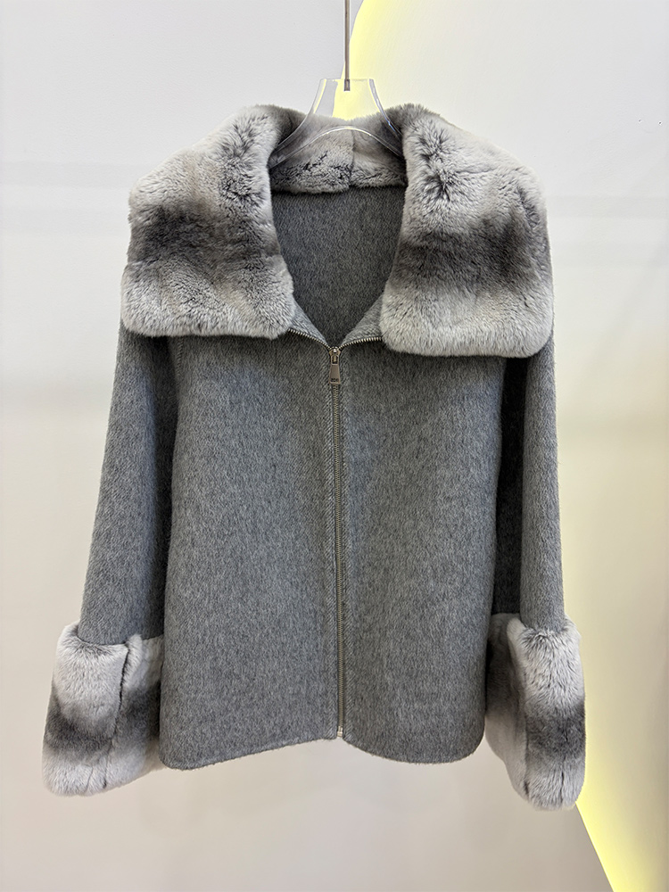 2026 Winter Damen Echt-Naturpe – Wool Coat Peacoat Bewertung und Preis