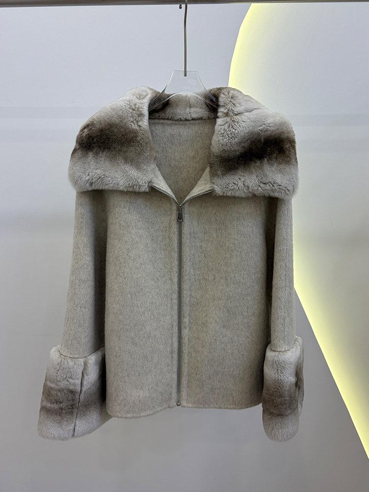 2026 Winter Damen Echt-Naturpe – Wool Coat Peacoat Bewertung und Preis